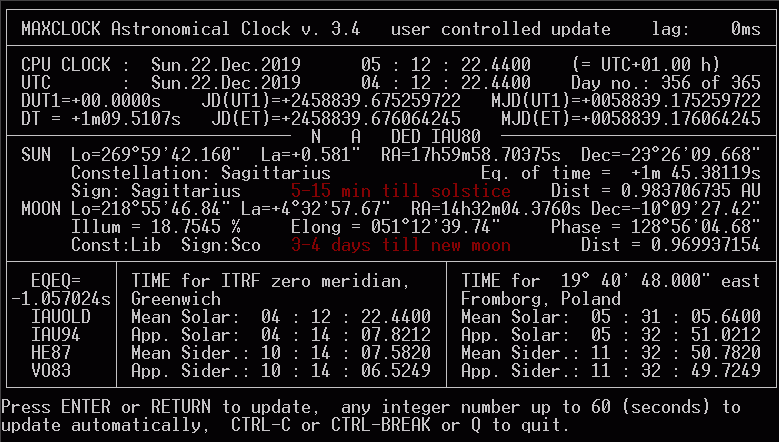 Image of a MAXCLOCK SCREENSHOT